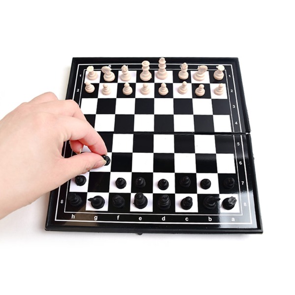 휴대용 자석 체스 게임 접이식 일체형 보드게임